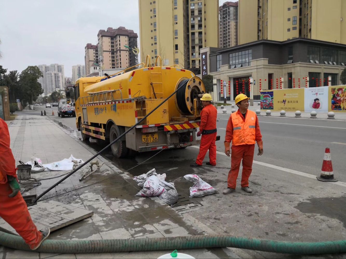 黔西南排污管道清淤-管道清洗
